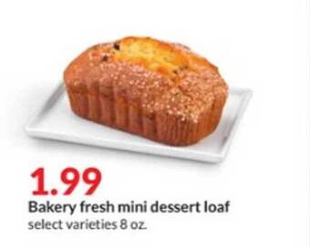 Hy-Vee Bakery Fresh Mini Dessert Loaf offer