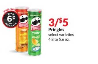Hy-Vee Pringles offer