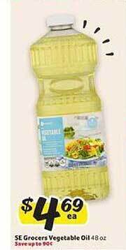 Winn Dixie Se Grocers Vegetable Oil offer