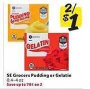 Winn Dixie Se Grocers Pudding Or Gelatin offer
