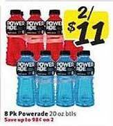 Winn Dixie 8 Pk Powerade offer