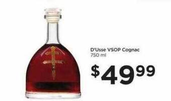 Food 4 Less D'usse Vsop Cognac offer