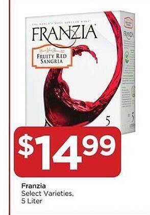 Food 4 Less Franzia offer