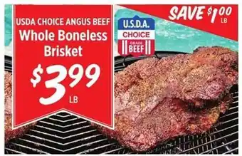 Rouses Angus Beef Whole Boneless Brisket offer