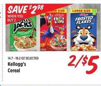 Rouses Kellogg's Cereal offer