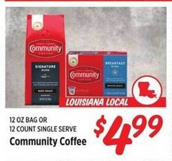 Rouses Community Coffee offer