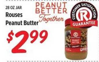 Rouses Rouses Peanut Butter offer