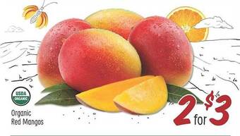 Sprouts Farmers Market Organic Red Mangos offer