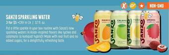 Sprouts Farmers Market Sanzo Sparkling Water offer
