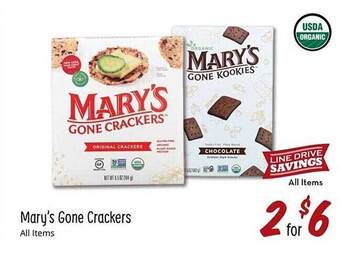 Sprouts Farmers Market Mary's Gone Crackers offer