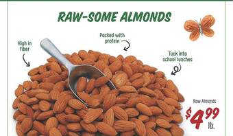 Sprouts Farmers Market Raw Almonds offer