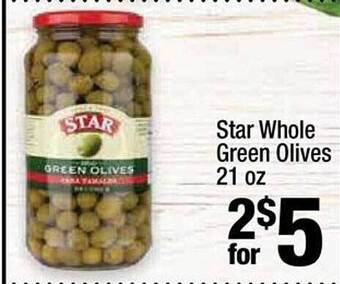 Super King Markets Star Whole Green Olives offer