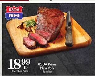 Pavilions Usda Prime New York offer