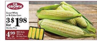 Pavilions Sweet White Or Bi-color Corn offer