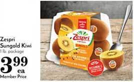 Pavilions Zespri Sungold Kiwi offer