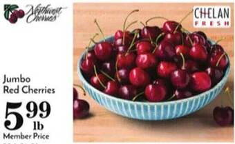 Pavilions Jumbo Red Cherries offer