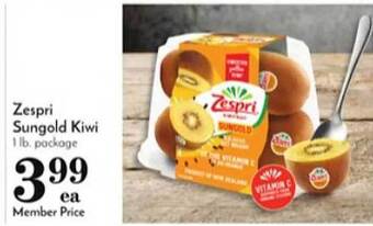 Pavilions Zespri Sungold Kiwi offer