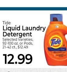 Roche Bros Tide Liquid Laundry Detergent offer