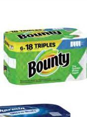 Roche Bros Bounty Paper Towels offer