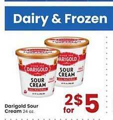 Albertsons Darigold Sour Cream offer