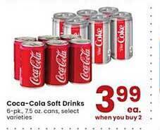 Albertsons Coca-cola Soft Drinks offer