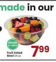 Albertsons Fruit Salad Bowl offer