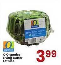 Albertsons O Organics Living Butter Lettuce offer