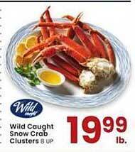 Albertsons Wild Caught Snow Crab Clusters offer