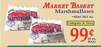 DeMoulas Market Basket Marshmallows Mini 10.5 Oz offer