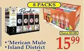 DeMoulas Market Basket 'merican Mule, Island District offer