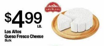 Jons International Los Altos Queso Fresco Cheese offer