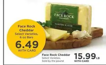 QFC Face Rock Cheddar offer