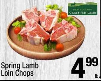 Super King Markets Spring Lamb Loin Chops offer