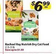 Winn Dixie Rachael Ray Nutrish Dry Cat Food offer