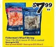 Winn Dixie Fisherman's Wharf Shrimp offer