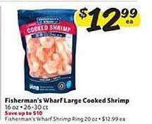 Winn Dixie Fisherman's Wharf Large Cooked Shrimp offer