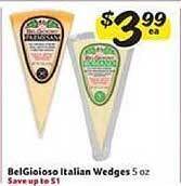 Winn Dixie Belgioioso Italian Wedges offer