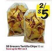 Winn Dixie Se Grocers Tortilla Chips offer