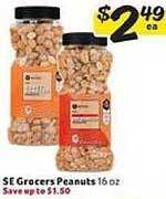 Winn Dixie Se Grocers Peanuts offer