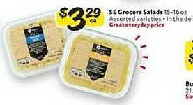Winn Dixie Se Grocers Salads offer