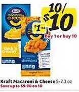 Winn Dixie Kraft Macaroni & Cheese offer