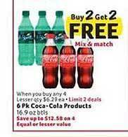 Winn Dixie 6 Pk Coca-cola Products offer