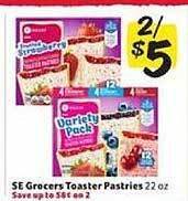 Winn Dixie Se Grocers Toaster Pastries offer