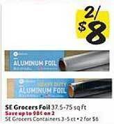 Winn Dixie Se Grocers Foil offer