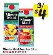 Winn Dixie Minute Maid Punches offer