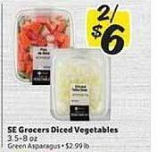 Winn Dixie Se Grocers Diced Vegetables offer