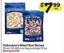 Winn Dixie Fisherman's Wharf Raw Shrimp offer