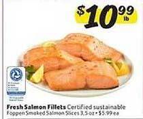 Winn Dixie Fresh Salmon Fillets offer