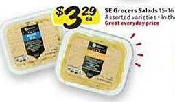 Winn Dixie Se Grocers Salads offer