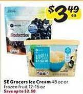 Winn Dixie Se Grocers Ice Cream offer
